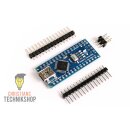 Nano V3 | Entwicklerboard für Arduino IDE | ATMEL ATmega328PB AVR Mikrocontroller | CH340-Chip | Christians Technikshop