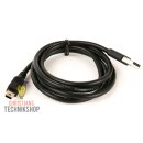 USB Kabel (schwarz) | USB 2.0 A-Stecker auf...