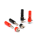 5 pieces  Red / Black | Banana Plugs / Socket